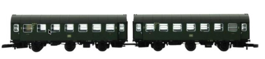  Umbauwagen-Paar, 2. Klasse.
