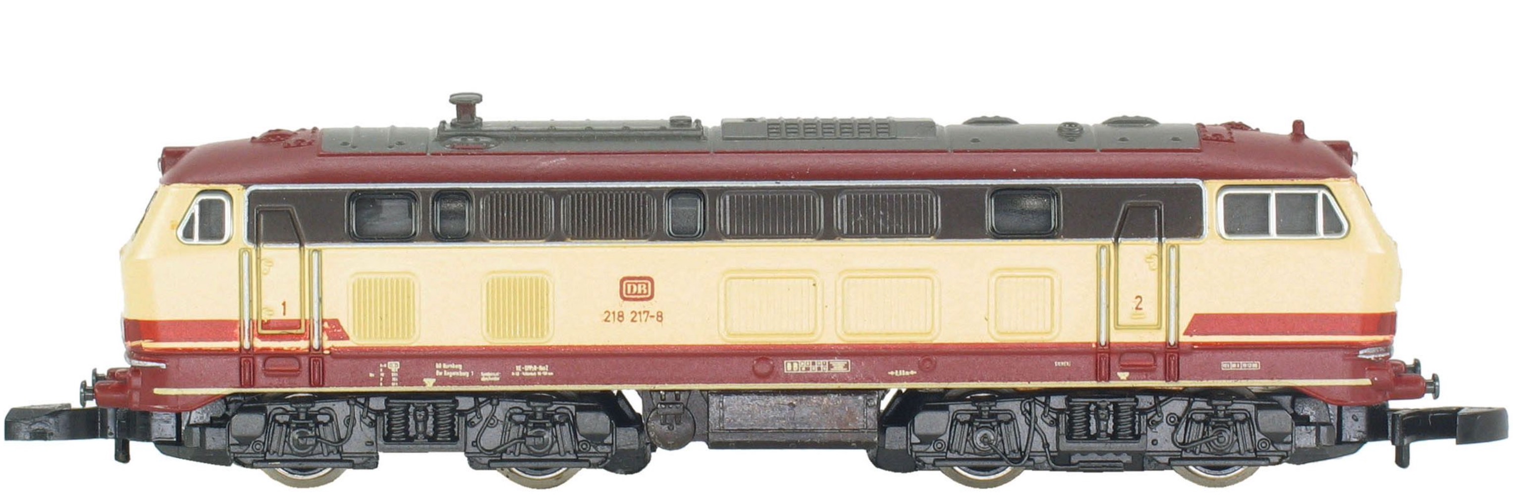 BR 218 der DB rot