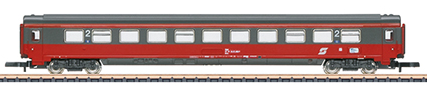 Zugpackung EC 64 "Mozart" mit Elektrolokomotive BR